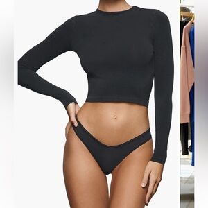 Skims new vintage cropped long sleeve s